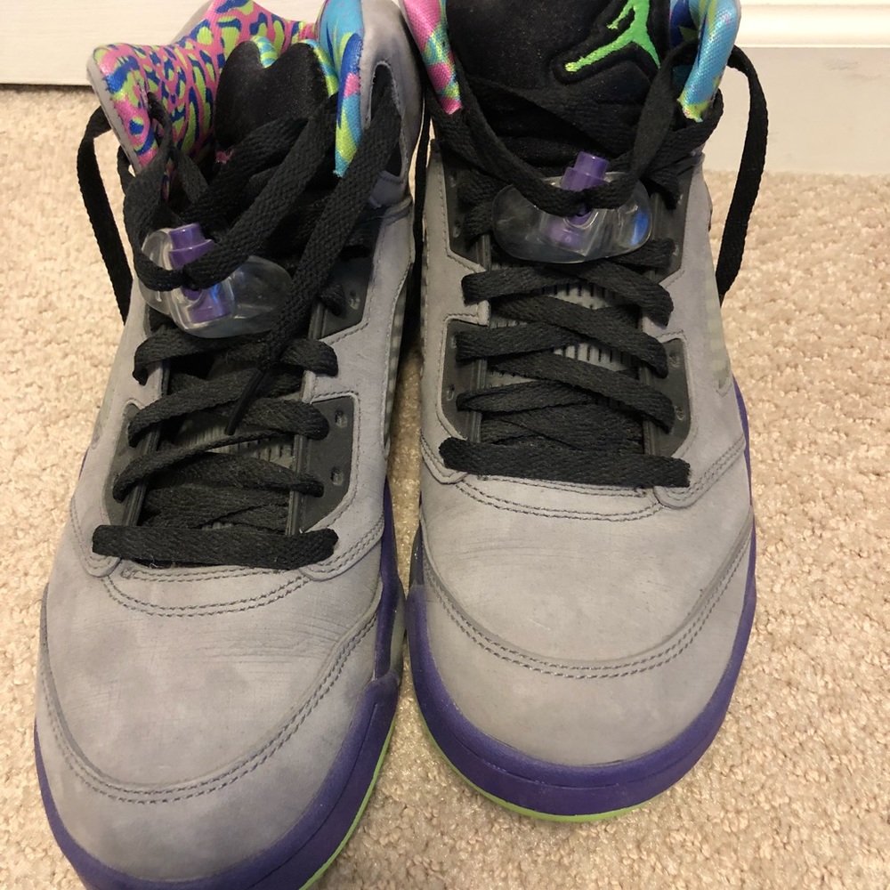 Air jordan grey and multi color